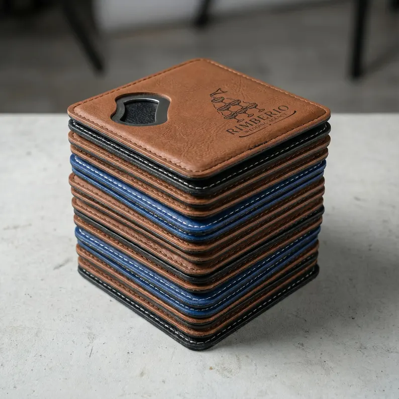 Custom branded coasters